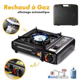 موقد غاز للتخييم، إشعال تلقائي - Réchaud à gaz de camping allumage automatique