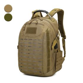 Sac à dos tactique USB pour camping, sac militaire 15,6 pouces