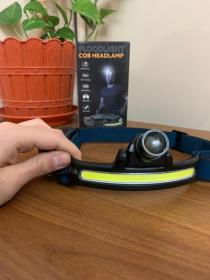 Lampe Frontale Rechargeable 2600mAh avec Capteur Mouvement