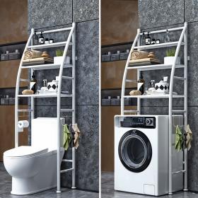 Étagère de rangement en métal à 3 couches pour Salle de Bain