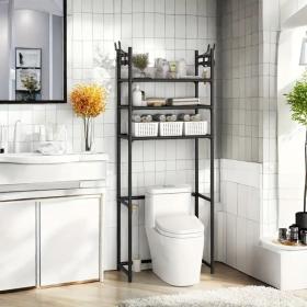Étagère de Rangement Moderne sur Pied pour Toilettes 3 Tier – رف تخزين المرحاض