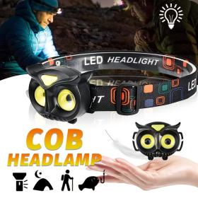 Lampe frontale LED rechargeable 1500 lumens, 5 modes, étanche IPX4 – مصباح الرأس