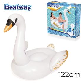 Bouée Géant Gonflable Cygne Avec 2 Poignées Bestway #41123