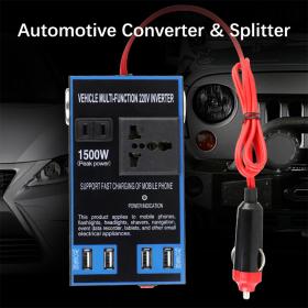 Convertisseur de Tensions pour voiture DC 12 V 24 V vers AC 110 V/220 V – محول تيار الكهربائي في السيارة