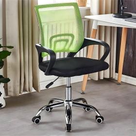 Chaise de Bureau Ergonomique avec Support Lombaire Vert – كرسي مكتب مريح مع دعامة للظهر