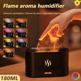 ناشر الروائح العطرية ديكور على شكل لهيب - Flame Diffuseur d'huile essentielle et d'arôme pour aromathérapie