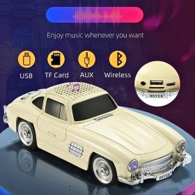 مكبر صوت بلوتوث لاسلكي على شكل سيارة عتيقة - Haut-parleur audio Bluetooth sans fil En forme de Voiture Vintage