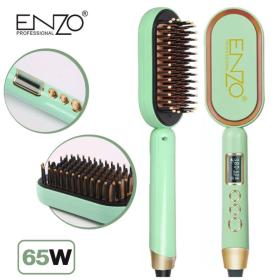 فرشاة تمليس كهربائية احترافية من السيراميك من إنزو - ENZO PROFESSIONAL Brosse Lissante Electrique Professional En Céramique