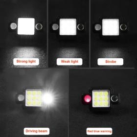 كشاف أمامي محمول مغناطيسي متعدد الوظائف - Lampe frontale Portable COB+XPG multifonctionnelle magnétique USB TYPE-C