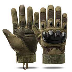 قفازات دراجة نارية عسكرية تكتيكية كاملة الأصابع - Gants de Moto Militaire Tactique Doigt Complet