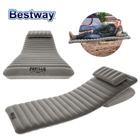 مرتبة قابلة للنفخ متعددة الوظائف مكان واحد مع وسادتين - Matelas Gonflable Multifonction 1 Place Avec 2 Oreillers Bestway Pavillo 67617