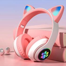 سماعات بلوتوث لاسلكية اذن القطة- Casque Bluetooth Sans Fil Oreilles de Chat XY-231