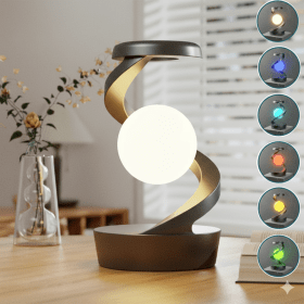 Lampe de Chevet en Spirale Design Moderne Lumière RGB – مصباح لاسلكي بأضواء متغيرة